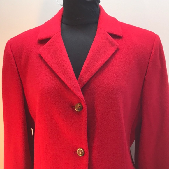 Harve Bernard Red “Cashmere-Like” Jacket Size XL - Picture 2 of 6